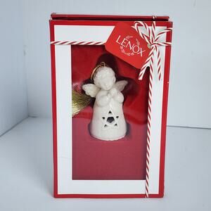 Vintage Lenox Angel Wishes Star Bell Ornament